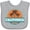 AC-Heather Grey, variant on Inktastic Carlsbad California Boys or Girls Baby Bib