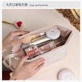 thumbnail image 3 of Fashionable Cosmetic Bag 3-piece Large Capacity Lipstick Cosmetic Brush Storage Bag Makeup Bag, 3 of 7