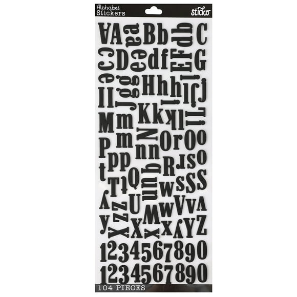 Extra Large Alphabet Stickers