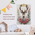 thumbnail image 5 of Deer and Flowers Acrylic Clipboards A4 Standard Letter Size Clipboard 12.5" X 9" Clip Board for Students Teacher Office, 5 of 7