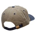 thumbnail image 4 of Archery and a Bow Embroidered Pigment Dyed Wash Cap - Khaki Navy OSFM, 4 of 5
