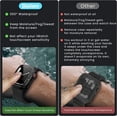 thumbnail image 2 of [2 in 1] KOMI Waterproof Case for Apple Watch Series 6 5 4 SE(2023) 40mm, 360° Protective Hard PC Front & Back Bumper with HD Tempered Glass Screen Protector for iWatch Cover Accessories Women Men, 2 of 7