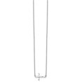 thumbnail image 2 of Sterling Silver CZ Cross Necklace QG5254, 2 of 3