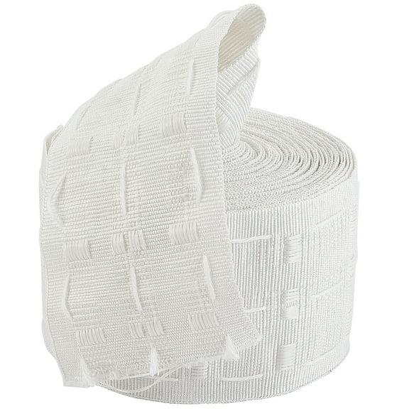 11 yard x 3 Inch Wide Pleat Curtain Header Tape White Detachable Pencil Curtain Heading Accessories Home Window Treatments Decoration Supplies