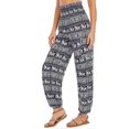 thumbnail image 1 of Conjunto de 3 pantalones harén para mujer, estilo bohemio de yoga de cintura alta con bolsillos., 1 of 5