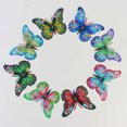 thumbnail image 6 of JLNFYA 8 Pcs Outdoor Wall Decor, Outdoor Metal Decor, Metal Butterfly Wall Art Sculptures Garden Decorations, Hanging Butterfly Wall Decor, Metal Garden Decor, Indoor Outdoor Garden Yard Lawn Decor, 6 of 8