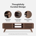 thumbnail image 5 of mopio Ensley TV Stand, Mid-Century Modern Television Stand for 55/60/65 inch TV, Farmhouse Entertainment Center with Storage, Media Console Credenza Table for Living Room, Bedroom (Walnut, 59"), 5 of 7