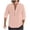 Pink, variant on Honeeladyy Spring And Winter Men Long-Sleeved Tops,Men Casual Fashion Solid V-neck Long Sleeve Pullover Breathable Shirt Blouse Tops