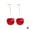 Red, variant on Wmool Fashion Sweet Simulation Fruit Earrings Ear Drop Stud Cute Jewelry A