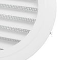 thumbnail image 5 of YAHHU 150mm Circular Louvered Vent Cover – ABS Wall/Ceiling Mount, Weather‑Resistant, Easy‑Remove Grille for HVAC, Bathroom & Kitchen, 5 of 7