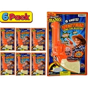 JA-RU Cap Gun Western Wild West Super Bang (6 Units Bulk) Quality Plastic Great Bang Party Favors Supplies for Kids plus 1 FunaTon sticker | 913-6p