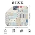 thumbnail image 4 of Pioneer Flower Floral Print Pattern Dish Drying Mat for Kitchen 1 Pack, Ultra Absorbent Microfiber Dishes Drainer Mats,16"x18", 4 of 6