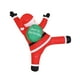 thumbnail image 1 of Inflable navideño colgante de Papá Noel, accesorios de decoración navideña, Papá Noel trepador con bolsa de regalo, 1 of 9