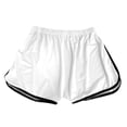 thumbnail image 3 of Pantalones Cortos para Mujeres de Cintura Alta Moda Casual Pantalones Cortos Sueltos Impresos Sexy, Cintura Elástica Cuerpos Pantalones Cortos de las Señoras, Vestir de Verano de Poliéster, 3 of 5