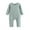 Green, variant on Esaierr Newborn Baby Boys Girls Solid Color Bodysuit Romper Unisex Infants Fall Winter Jumpsuits Outfit Clothes Cotton Pajamas Set for 2-24 Months