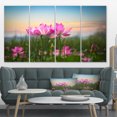 thumbnail image 1 of Design Art - Blooming Lotus Flowers at Sunset, 1 of 3