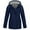 1-Navy, variant on 2025 Women Waterproof Rain Raincoat Long Sleeve Running Jackets Women Solid Hooded Jacket Windproof Womens Running Jacket Outdoor Coat Plus Women's Extra Warm Winter Jacket Coat