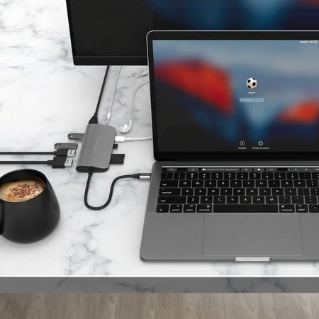 Hyper - HyperDrive 9-in-1 USB-C Hub - Space Gray