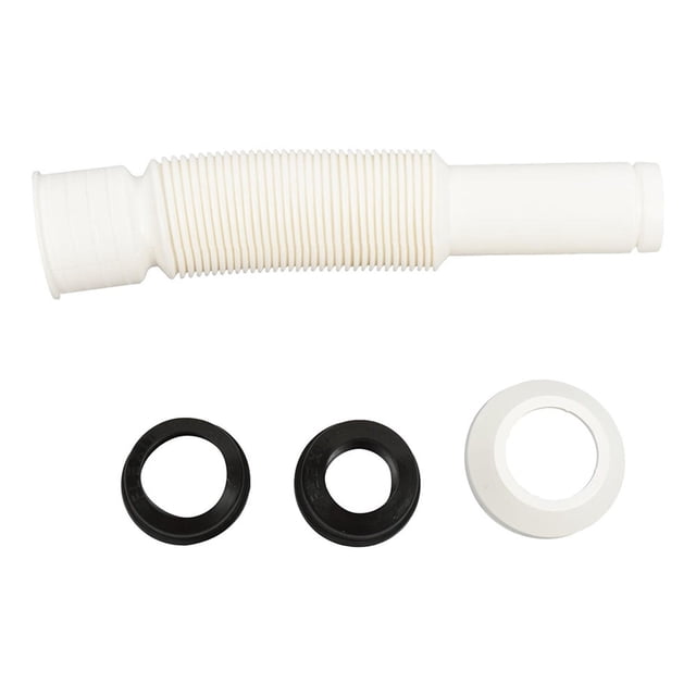 Extensión Corrugada Desagüe 1 1/2" Blanco 55 Cm