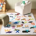 thumbnail image 3 of Eric Carle Washable Alphabet Zoo Graphic Children's Area Rug, 4' x 6', 3 of 5