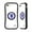 Plain White, variant on Head Case Designs Officially Licensed Chelsea Football Club Crest Black Marble Hybrid Case Compatible with Apple iPhone 7 Plus / iPhone 8 Plus