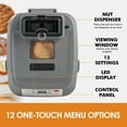 thumbnail image 6 of Kitchen in the Box 2lb Bread Maker with Auto Fruit Nut Dispenser, 12-in-1 Gluten-Free Bread Machine, 13H Delay Timer, Nonstick Pan, Keep Warm, Gray, 6 of 7