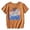 Brown, variant on LRen Kids Shirts for Boys Size 5-6 Boy Cartoon Print Round Neck Short Sleeve Shirts Little Boy Summer Basic Tees Basic Soft Summer Tees Tops