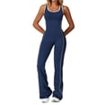 thumbnail image 1 of Monos for mujer, barra lateral, espalda cruzada, tanque de una pieza, deportes, espalda calada, mono de Yoga, traje de Yoga, levantamiento de cadera, 1 of 6