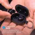 thumbnail image 5 of JLab JBuds Mini True Wireless Earbuds, Be Aware Audio, Bluetooth, IP55, Black, 5 of 9