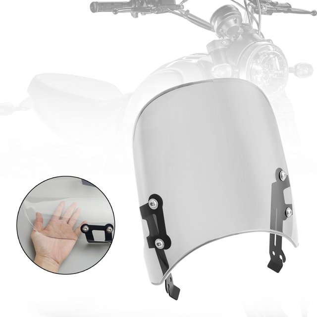 Windshield WindScreen fit for DUCATI Scrambler 800 400 2015-2022 Clear