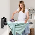 thumbnail image 6 of Wall Mounted Ironing Board Height Adjustment, 36 x 12 Inch Fold Down Ironing Board Wall Mount Space-Saving Iron Board with Removable Heat Resistant Cover for Laundry Room, , Small Spaces, 6 of 6
