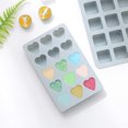 thumbnail image 6 of Verdental 45-Cavity Chocolate Candy Silicone Mold, Including Heart, Square and Round, Non-Stick, Reusable, 3 Count, 6 of 8