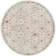 thumbnail image 5 of Hauteloom Annie Living Room, Bedroom Area Rug - Traditional - Off White, Taupe, Dusty Sage - 7'10" Round, 5 of 18