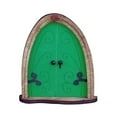 thumbnail image 2 of cpengpj 3D Sculpture Miniature Fairy House Kit Wooden Fairy Doors for Trees Outdoor Funny DIY Fairy House Accessories Lawn Home Wall Ornament, 2 of 4