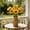 🎈Yellow_New#608, variant on Artificial Flowers – Sunflower Bouquet, Yellow Lifelike Plastic Floral Arrangement for Weddings Home Decor Table Centerpieces Photography Props, 13 in