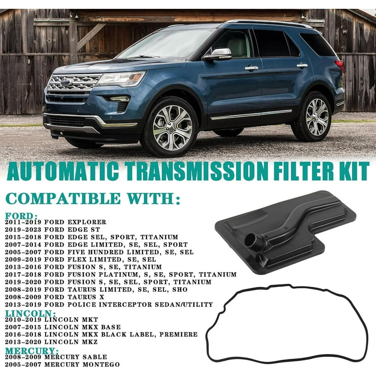 Transmission Filter Oil Pan Gasket Kit Compatible with 2005-2023 