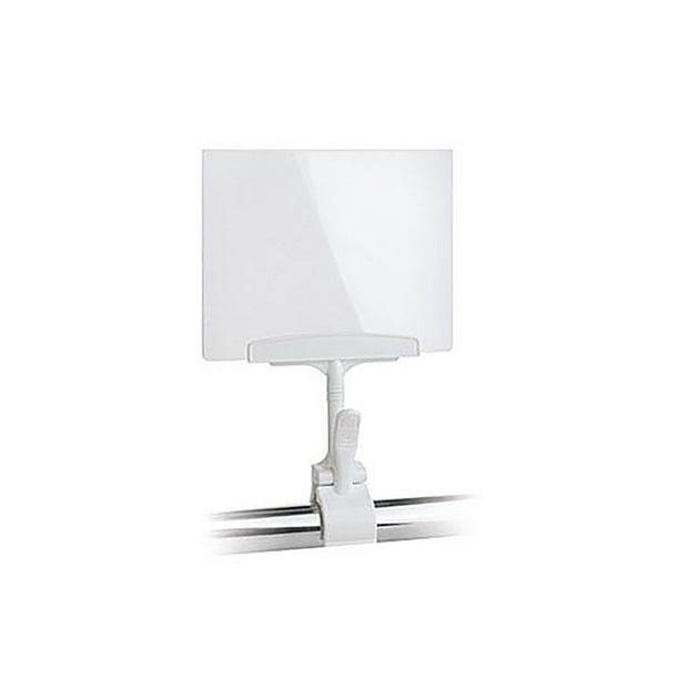 Acrylic Sign Holder with Clamp 5 1/2"W x 7”H Set of 3