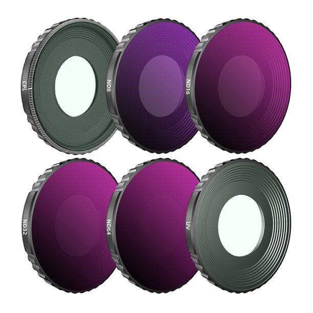 Filtro de lente de cámara UV CPL Kit de filtro de lente de cámara a prueba de arañazos para Osmo Action 3 Tmvgtek Para estrenar
