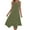 Army Green#1, variant on Womens Summer Dresses Print Flora Sleeveless Crew Neck Midi Dresses Irregular A Line Tank Tank Dress Loose Flowy Beaach Vacation Clothes