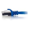 thumbnail image 3 of C2G 10ft Cat6 Ethernet Cable - Snagless Shielded (STP) - Blue - Patch cable - RJ-45 (M) to RJ-45 (M) - 10 ft - screened shielded twisted pair (SSTP) - CAT 6 - molded, snagless, stranded - blue, 3 of 3