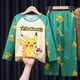 thumbnail image 1 of Pijamas para niños, conjunto de ropa para el hogar de manga larga para niñas de estilo coreano, ropa fina para aire acondicionado para bebés, ropa para niños de primavera y otoño, 1 of 2