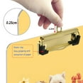 thumbnail image 6 of FORMRS Acrylic Clipboard with Low Profile Clip Standard A4 Letter Size, 12.5" x 9", Floral Dogs, 6 of 8