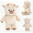 thumbnail image 5 of LOWLHOME Cute Running Highland Cow Plush Toy, 23.7inch Running Cow Plush, Moving Legs Stuffed Animal Toy, Soft And Cuddly Farm Animal Doll, Cozy Huggable Gift for Adult(Khaki), 5 of 5