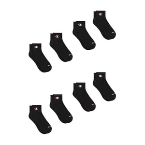 Champion Men's Ankle Socks 8-Pack Half Terry Cushion