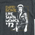 thumbnail image 3 of David Bowie - Bowie Santa Monica - Men's Short Sleeve Graphic T-Shirt, 3 of 5