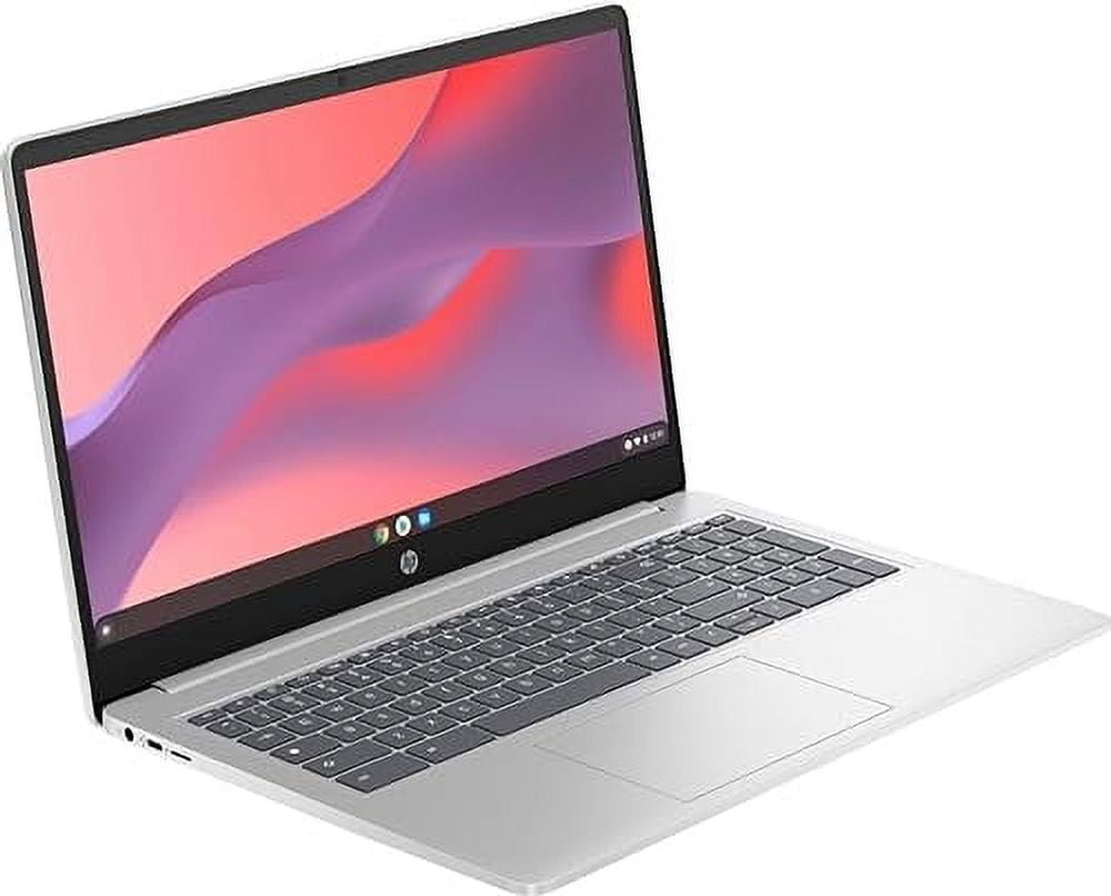 HP Chromebook Laptop for Student - 15.6" HD Display, Intel Processor N200(4-core), 8GB RAM, 64GB eMMC, Intel UHD Graphics, Up to 10H Long Battery Life, Wi-Fi 6, Bluetooth, Chrome OS