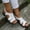 White, variant on UTTOASFAY Womens Sandals Summer Ladies Slippers Casual Women'S Shoes Roman Fish Mouth Casual Wedges Sandals
