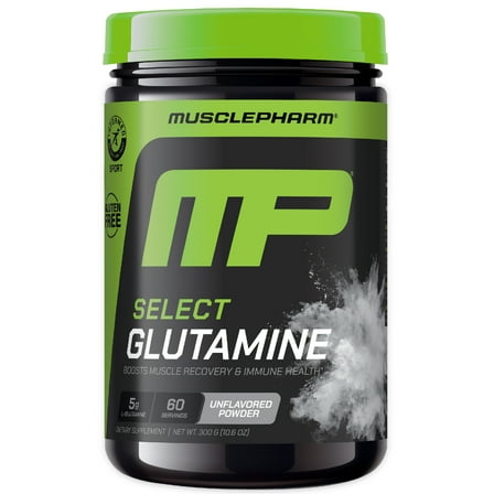 MusclePharm Glutamine Essentials Powder, Muscle Growth and Recovery, 60 Servings
