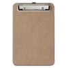 Saunders Hardboard Memo Size Clipboard (6" x 9") with Low Profile Clip and Hanging Hole