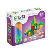 Tytan Magnetic Tile Building Set - 60-Piece STEAM Magnetic Toys for Kids Ages 3+